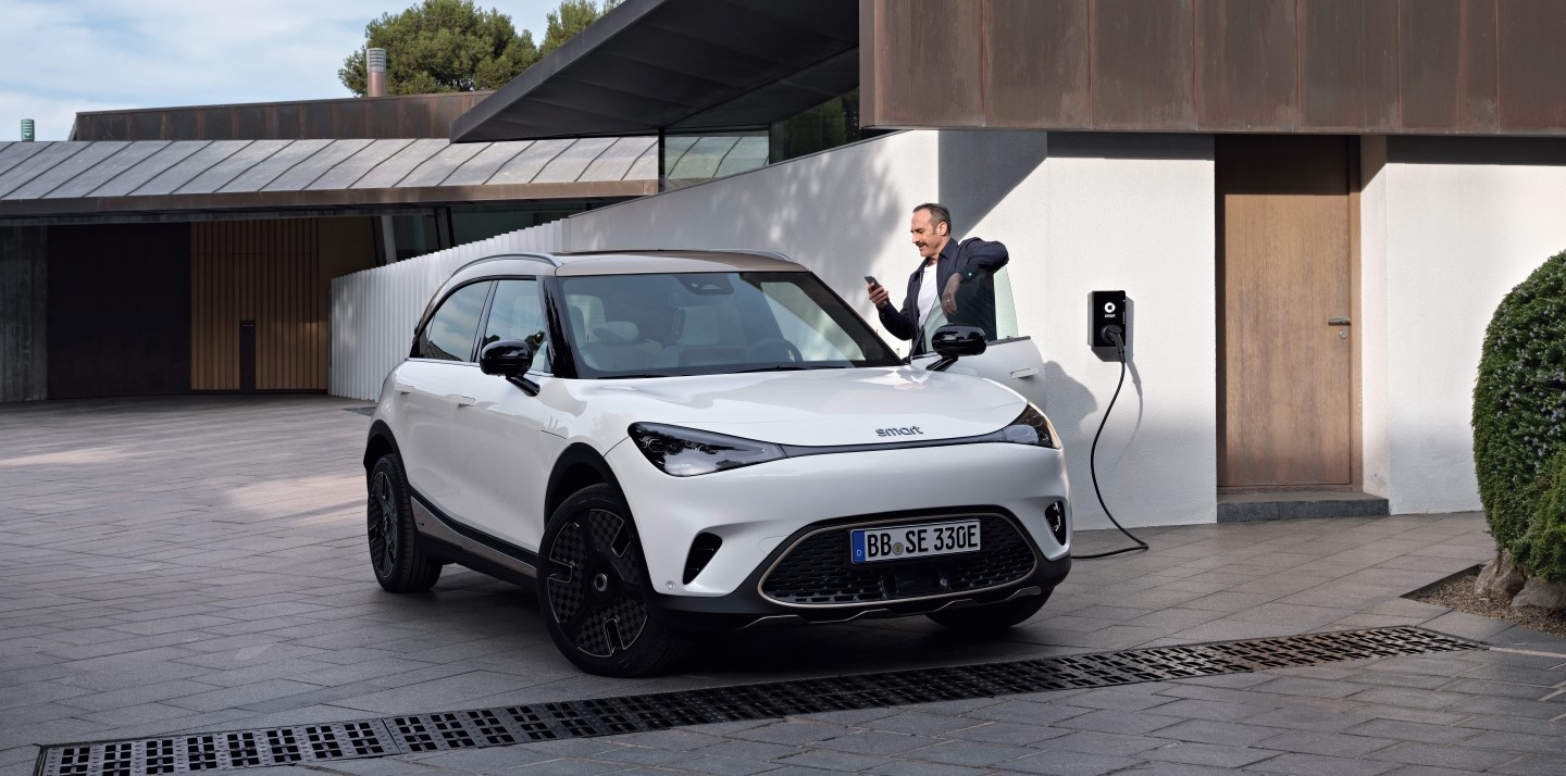 The Smart #1 is an all-electric compact SUV